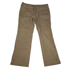 Kuhl Pants Womens Petites 14 Relaxed Hiking Climbing Brown Flare Wide